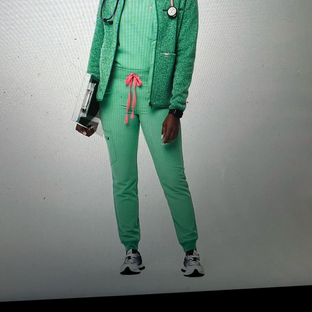 COPY - Teal jogger figs